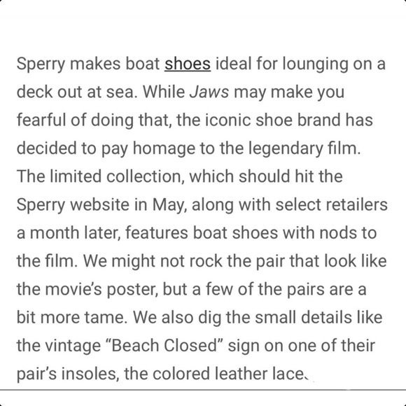 COPY - SPERRY JAWS Sneakers,Special Edition, Size 6 - Picture 15 of 15